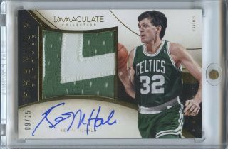 2013 - 14 Immaculate Kevin Mchale Premium Patches Game Auto 09/25 Celtics