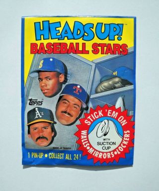 1990 Topps Heads - Up Baseball Packs (24 Packs/pin - Ups)