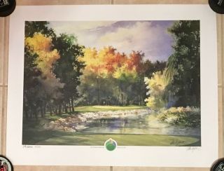 Butler National Golf Club Art " 8th Green " Poster By Tom Lynch,  Print 3 Of 500