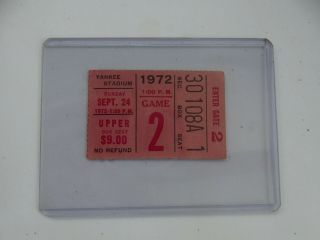 1972 York Giants Ticket Stub - Yankee Stadium Cowboys