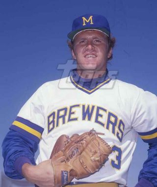 1977 Topps Baseball Color Negative.  Kevin Kobel Brewers