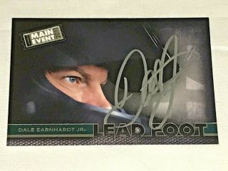 Dale Earnhardt Jr Autographed Main Event 2011 Nascar Lead Foot Amp 88 Card