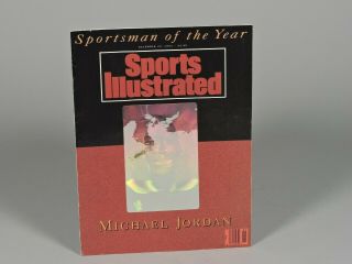 Michael Jordan Sports Illustrated Sportsman Of The Year With Hologram Cover 1991