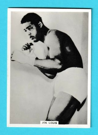 1937 Ardath Tobacco Photocards Of Topical Interest Joe Louis (kcr)