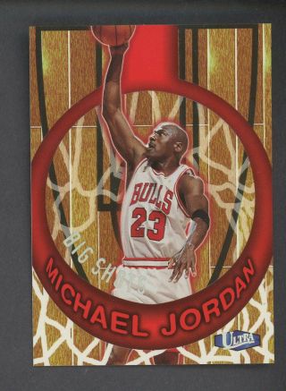 1997 - 98 Fleer Ultra Big Shots Michael Jordan Chicago Bulls Hof