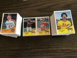 1984 Pacific Coast League Cramer Limited Edition Glossy Set Only 75 Made