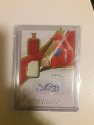 Scott Kingery 2018 Immaculate Patch Auto D 82/99