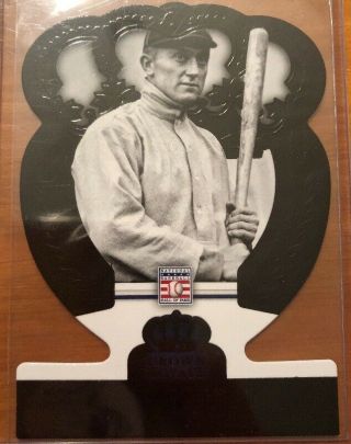 2015 Panini Cooperstown Hall Of Fame Crown Royale Black Ty Cobb Hof 1/1