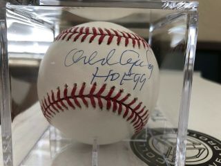 Giants Hall Of Famer Orlando Cepeda Signed Baseball With Hof 99 - Mlb Authentic