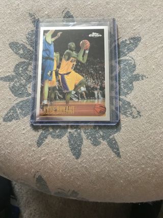 1996 - 97 Topps Chrome Kobe Bryant Los Angeles Lakers Rc Rookie