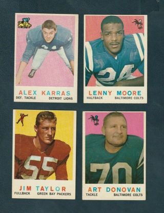 1959 Topps Football Lenny Moore 100 Nm/nm,  Colts
