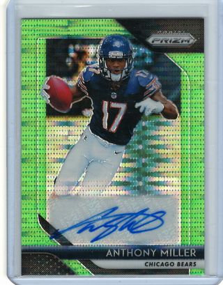 2018 Anthony Miller - Prizm - Pulsar Green - Rookie Autograph