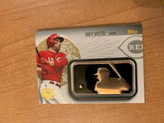 2019 Topps Series 2 - Joey Votto - 150th Golden Anniversary Logo Patch /150