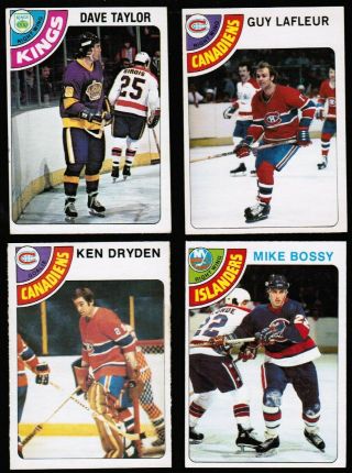 1978 79 Opc O - Pee - Chee Complete set 396/396 Bossy Federko Taylor Rc 2