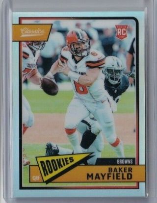 Baker Mayfield 2018 Panini Honors Classics 302 Silver Prizm Rc /99 Cleveland