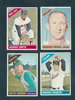 1966 Topps George Smith High 542 Nm/nm,  Red Sox