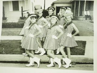 Vintage Lakewood Calif.  Dancette Team 7 Girl Photo 1958 4798 - 18