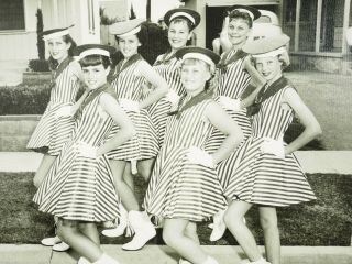 Vintage Lakewood Calif.  Dancette Team 7 girl Photo 1958 4798 - 18 3