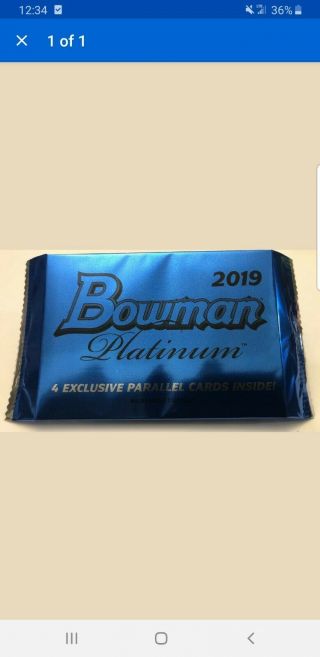 2019 Bowman Platinum Baseball Blaster Exlusive Parallels Hot Pack Lot×12  8