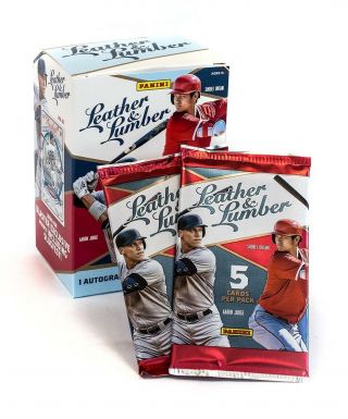 Boston Red Sox 2019 Leather & Lumber 20 Blaster Box Full Case Break