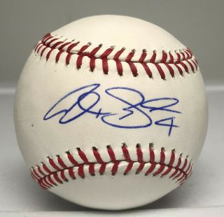 Alex Gordon Signed Baseball Autographed Auto Beckett Bas Kansas City Royals