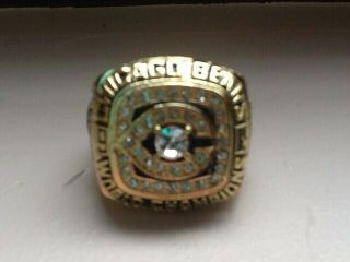 Chicago Bears Walter Payton 1985 Championship Ring