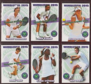 2015 DUSTIN BROWN Wimbledon card 1/100 Tennis 5