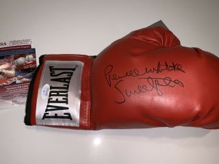 Pernell Whitaker " Sweetpea " Signed Autographed Everlast Boxing Glove Jsa
