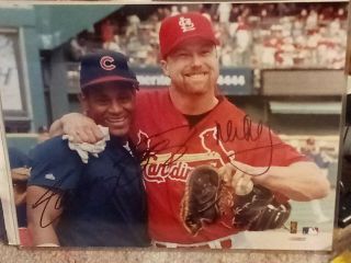 8x10 photo signed by Sammy Sosa and Mark McGuire w/ Certificate of Authenticity 3