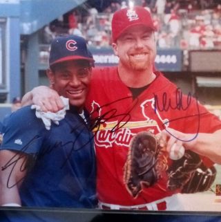 8x10 photo signed by Sammy Sosa and Mark McGuire w/ Certificate of Authenticity 4