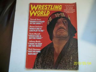 Wrestling World August 1969 - Sheik - Baron Scicluna - Bob Harmon