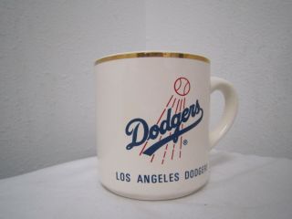 Vintage 1981 Los Angeles Dodgers World Championship Coffee Cup Mug 3 1/2 "