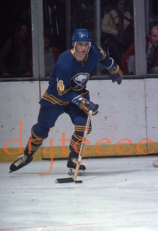 1977 Bill Hajt Buffalo Sabres - 35mm Hockey Slide