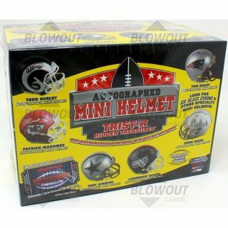 Minnesota Vikings Tristar H.  T Autographed Mini Helmet Live Football Break 1