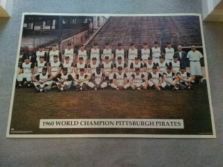 1960 Pittsburgh Pirates World Champion Poster