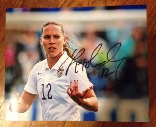 Lauren Holiday 2015 Team Usa Womens World Cup Soccer Champs Signed 8 X 10 Photo