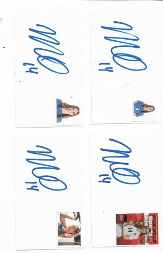 Morgan Brian Signed 3x5 Index Card Authentic 2019 Fifa Women 