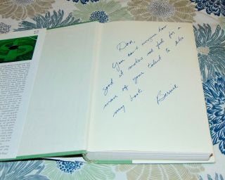 1971 THEY CALL IT A GAME Football SIGNED BERNIE PARRISH Inscribed To DONALD HALL 3