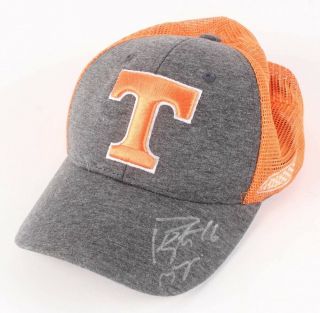 Peyton Manning Autographed Tennessee Volunteers Adjustable Hat (jsa).