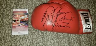 Ray Boom Boom Mancini Signed Autographed Red Everlast Boxing Glove Jsa