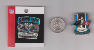 2005 &2007 Carolina Panthers - Tampa Bay Bucs Game Day Pins Bank American Stadium