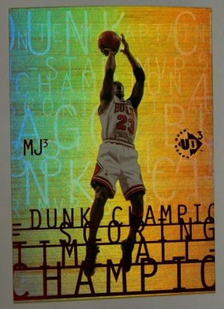 Michael Jordan - 1997 Upper Deck Ud3 Mj3 - 2 Basketball Card