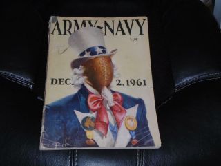 1961 Army Navy College Football Program