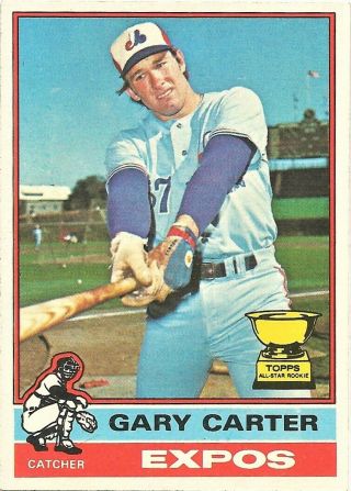 1976 Topps Baseball Set Break Gary Carter Montreal Expos 441