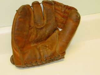 Vintage Leather Baseball Mitt,  Glove Robin Roberts,  Draper Maynard,  Left Hand