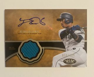 2019 Topps Tier One - Jean Segura - Game Worn Jersey Relic - Autograph - 50/100