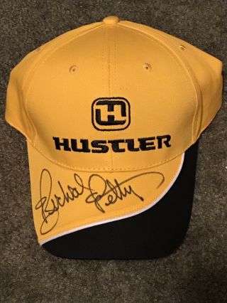 Hof Nascar Driver Richard Petty Signed Hustler Hat Cap