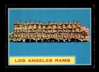 1962 Topps 89 Los Angeles Rams Sp Ex X1650612