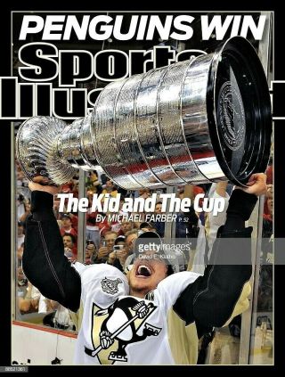 Sidney Crosby,  Stanley Cup,  Sports Illustrated,  June 22 2009 Newsstand Ed,