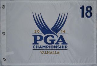 2014 Official Pga Championship (valhalla) Embroidered Golf Flag